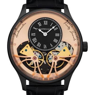 Montre Faraday Double Barrel Automatic Midnight Rose ES-8179-0D - Thomas Earnshaw