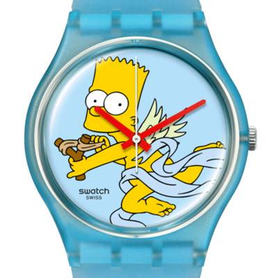 Swatch x The Simpsons Angel Bart SO28Z115 Watch - Swatch