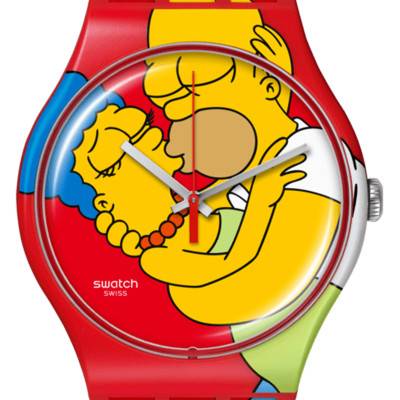 Swatch x The Simpsons Sweet Embrace SO29Z120 Watch - Swatch