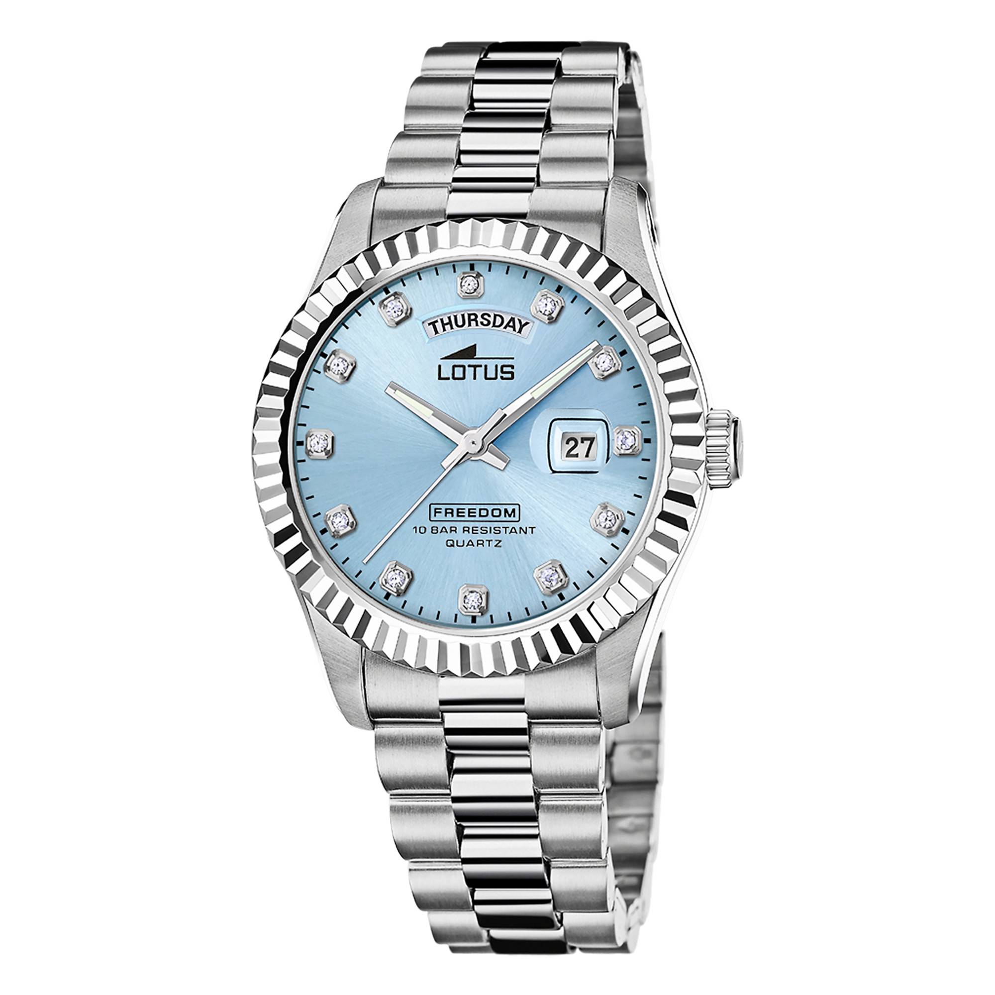 Bleu Montre Lotus Femme Montre Freedom Blue 18854/9 Lotus Ocarat