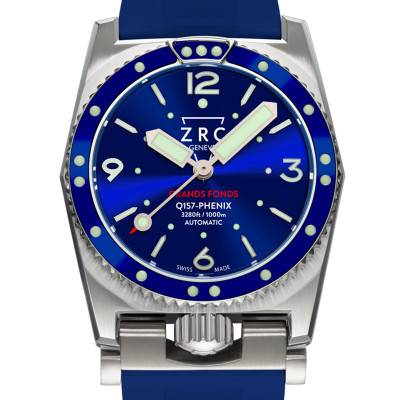 Bracelet Montre Cuir Veau Orange ZRC - Largeur 14 Mm - Neuf Avec étiquette