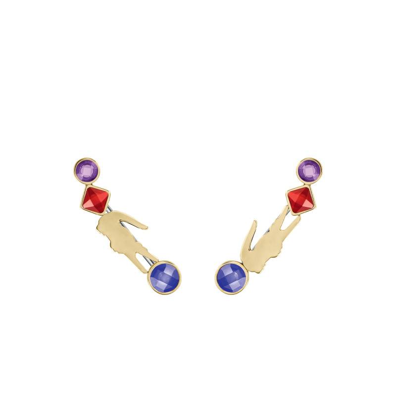 Deva Gold-Tone Steel & Multicolor Stone Drop Earrings - 2040336 - Lacoste