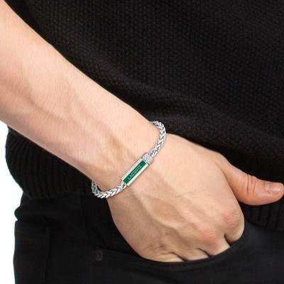 Spelt Steel Bracelet, Length 19 cm - 2040337 - Lacoste