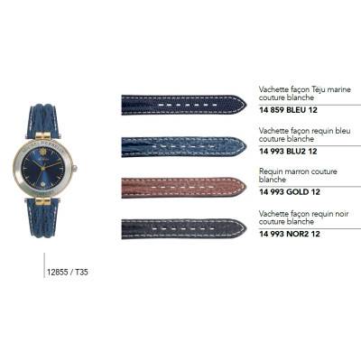 Leather Watch Straps for the 12855/... Series - Herbelin
