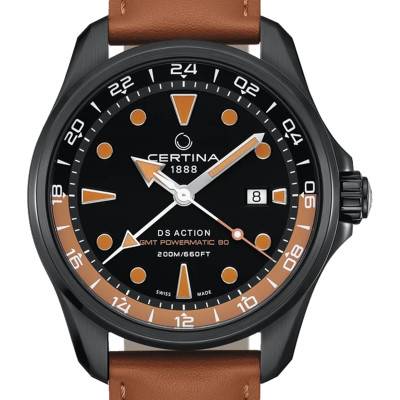 Montre DS Action GMT C0324293605100 - Certina