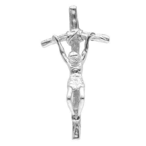 Pendentif Croix En Argent Sterling 925 - Crucifix Orthodoxe - Idéal Baptême, Communion Ou Cadeau Quotidien