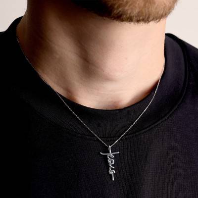 Jesus Pendant in 925 Silver - Vandona