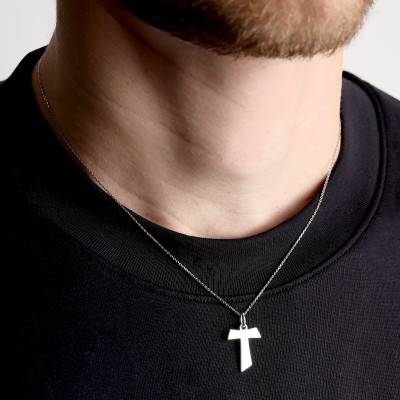 925 Silver Polished Cross Pendant - Vandona