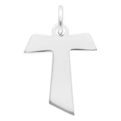 Pendentif Croix Poli en Argent 925 - Vandona