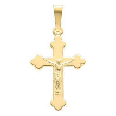 Pendentif Crucifix en Or Jaune 375 - Vandona