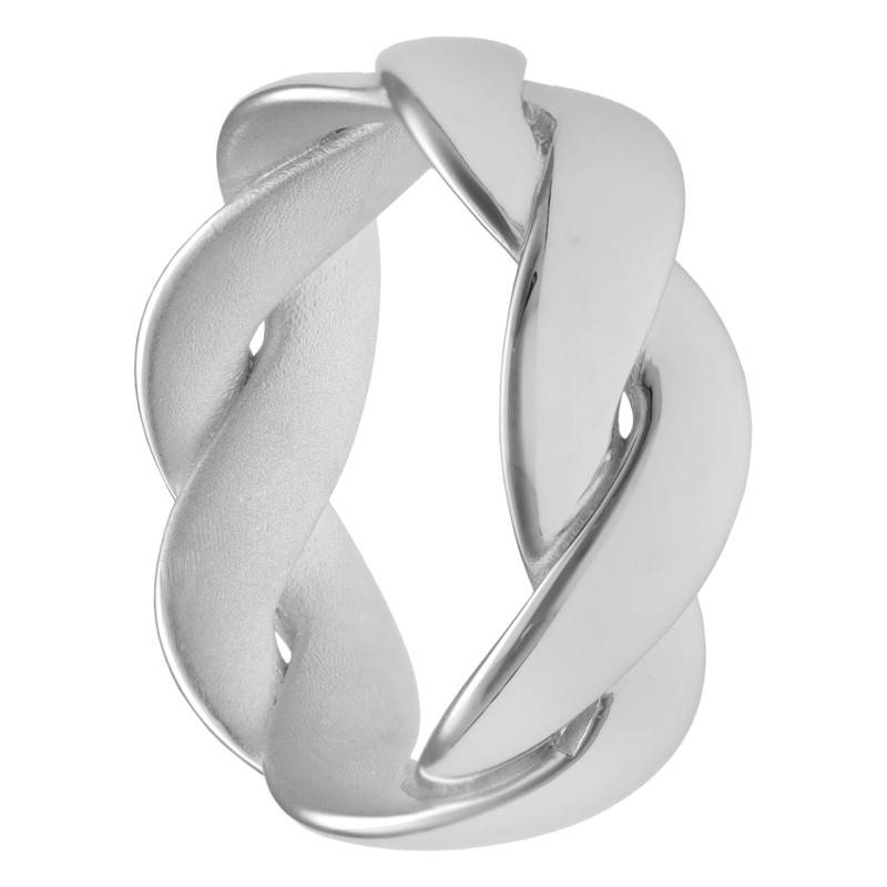 925 Silver Braided Ring - Vandona