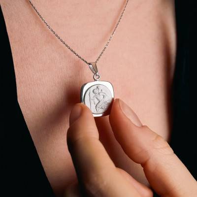 Pendentif Saint Christophe en Argent 925 - Vandona