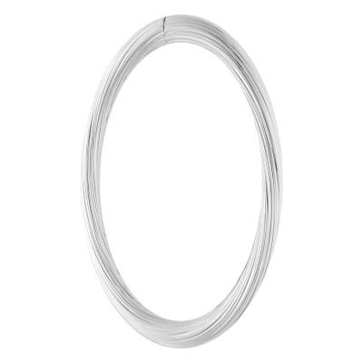 925 Silver Spirotube Bangle Bracelet, Diameter 6.20 cm and 5.40 cm, Width 8 mm - Vandona