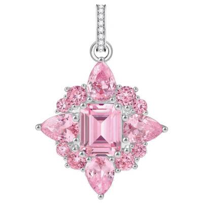 Heritage Glam 925 Silver & Pink Zirconia Pendant - PE963-051-9 - Thomas Sabo