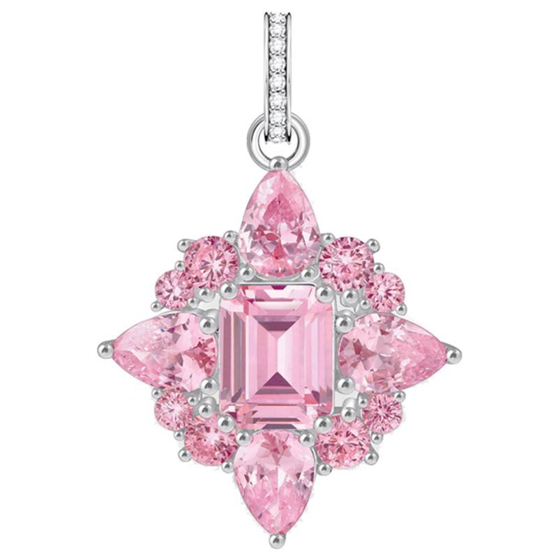 Heritage Glam 925 Silver & Pink Zirconia Pendant - PE963-051-9 - Thomas Sabo