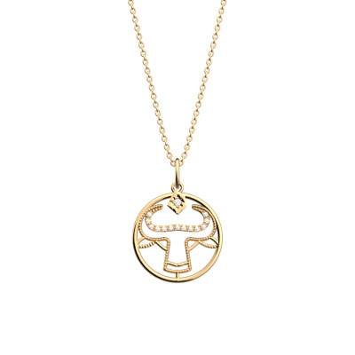 Collier Leslie (Acier doré) – Zag Bijoux