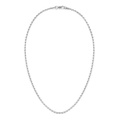 Evan Steel Chain Necklace, Length 56 cm - 1580584 - Boss
