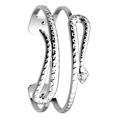 Bracelet Manchette En Laiton Forme De Serpent - Occasion Style Bohème