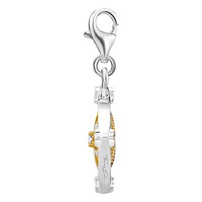 Pendentif Charm Lune et Etoile en Argent 925 Bicolore & Zircones - 1815-414-7 - Thomas Sabo