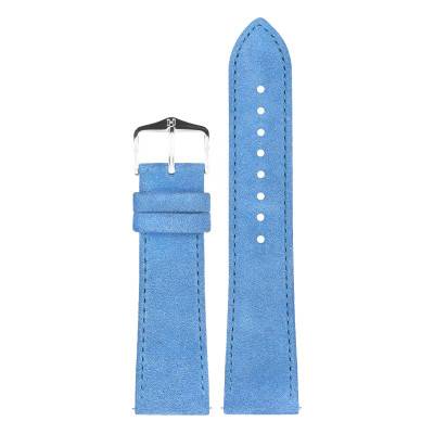 Bracelet de montre Osiris Nubuck Bleu Clair 20mm - Hirsch