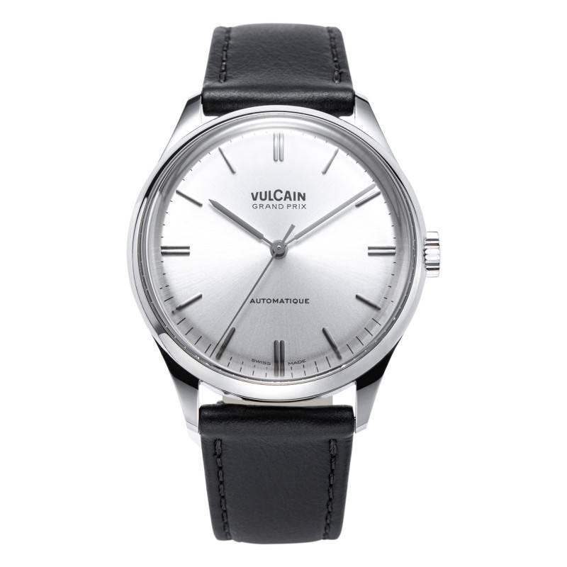 Grand Prix 39mm Silver Wall Clock - Vulcain