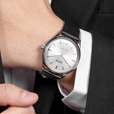 Grand Prix 39mm Silver Wall Clock - Vulcain
