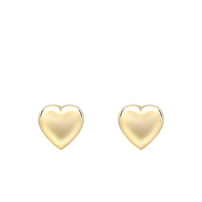 Boucles d'oreilles Coeurs en Or Jaune 375 - Bambins