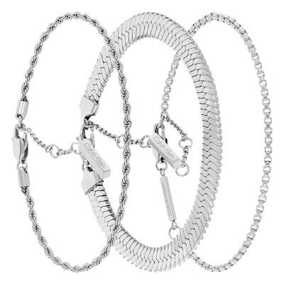 Bracelets Timeless Accent en Acier, Longueur 18,50 cm - 35000625 - Calvin Klein