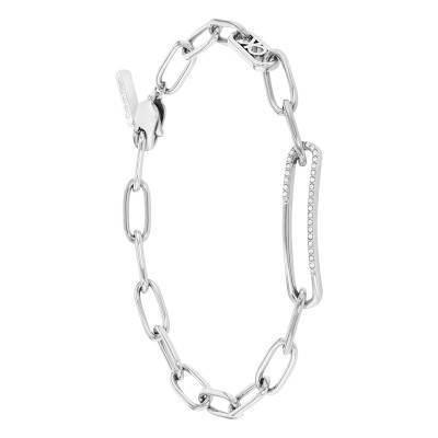 Timeless Asymmetrical Elegance Steel Bracelet, Length 18.50 cm - 35000542 - Calvin Klein