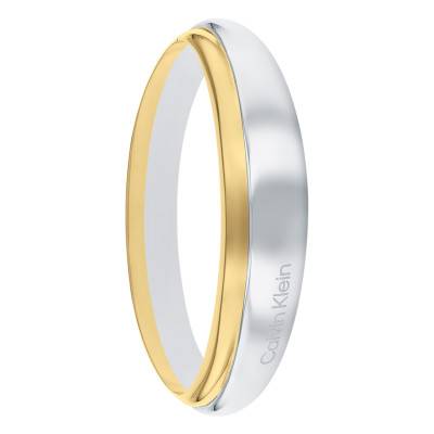 Silver & Gold-Plated Steel Timeless Refine Bracelet 17.50 cm - 35000611 - Calvin Klein