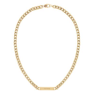 Clash Curb Chain Necklace in Gold-Plated Steel, Length 61 cm - 2790578 - Tommy Hilfiger