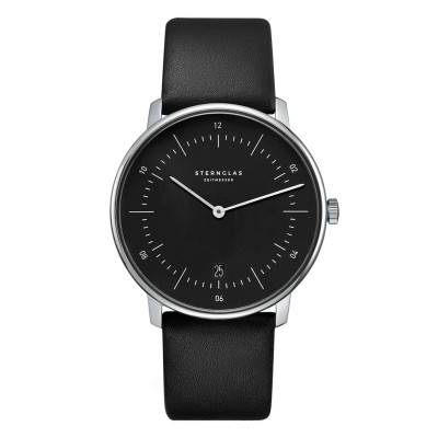 Naos Black Silver Premium Black Watch S01-NA03-PR07 - Sternglas