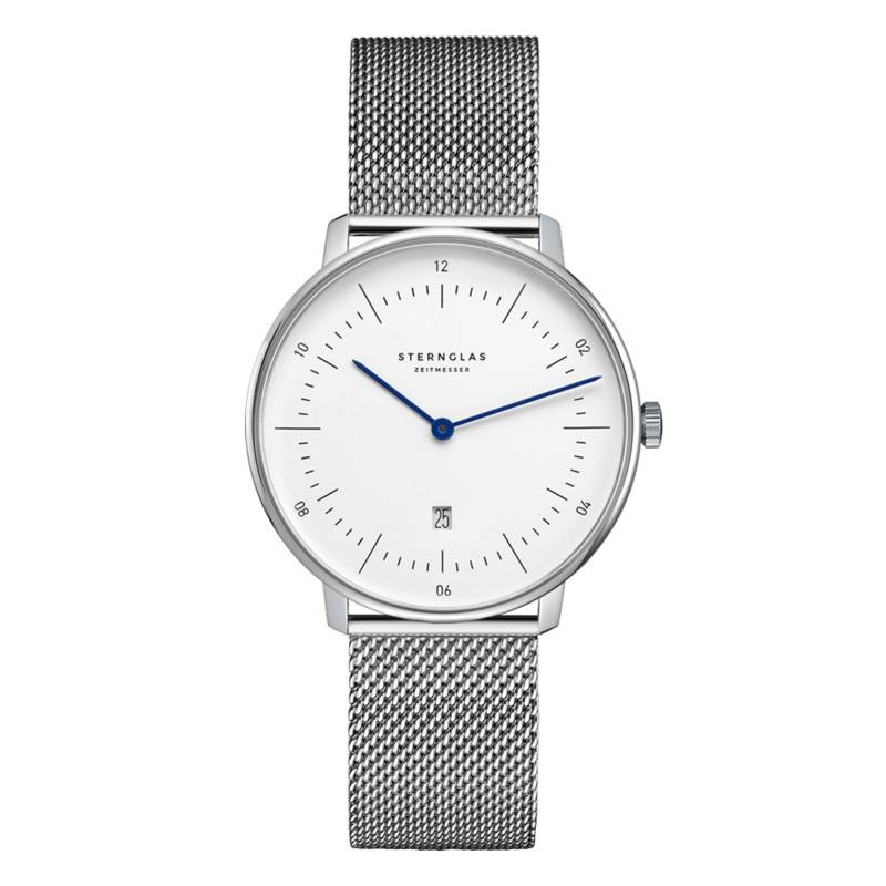 Naos XS Silver Watch S01-ND01-MI01 - Sternglas