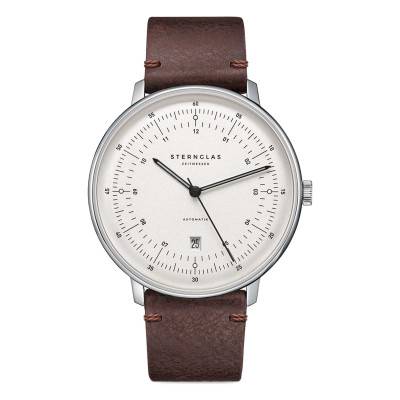 Montre Hamburg Automatic Silver Vintage Mocha S02-HH10-VI11 - Sternglas