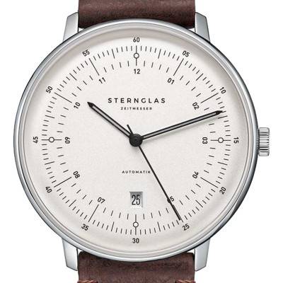 Montre Hamburg Automatic Silver Vintage Mocha S02-HH10-VI11 - Sternglas