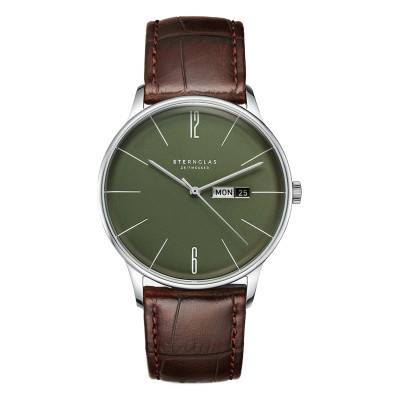 Montre Berlin Olive Green Silver S01-BE08-HE05 - Sternglas