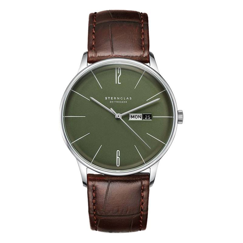 Watch Berlin Olive Green Silver S01-BE08-HE05 - Sternglas
