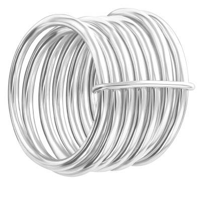 Bague Semainier Fil Rond Argent Massif BA60 - Artemis