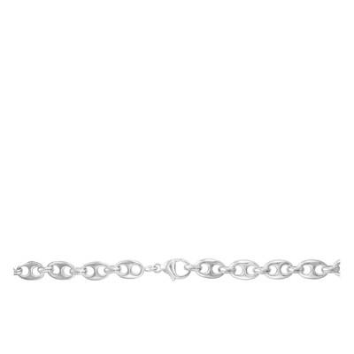 Collier Mailles Grain de café Argent Massif, Longueur 45 cm - Artemis