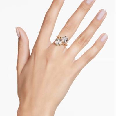 Bague Ouverte Idyllia Métal Doré & Cristaux Blancs - 5683952 - Swarovski