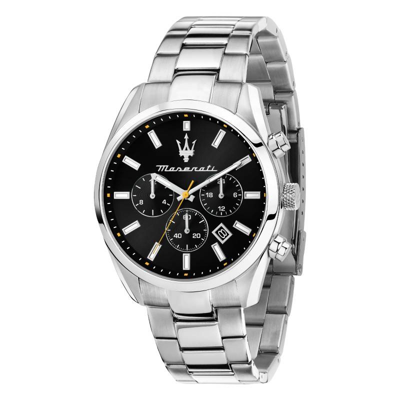 Attrazione Black Steel Watch R8853151010 - Maserati