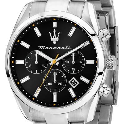 Attrazione Black Steel Watch R8853151010 - Maserati