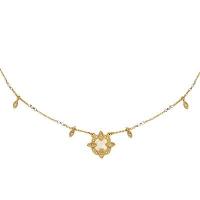 Collier Missy Doré & Strass, Longueur de 45 cm à 50 cm - Hipanema