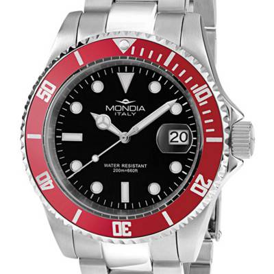 Montre Madison Diver MI-785-SSRD-BK-OY - Mondia