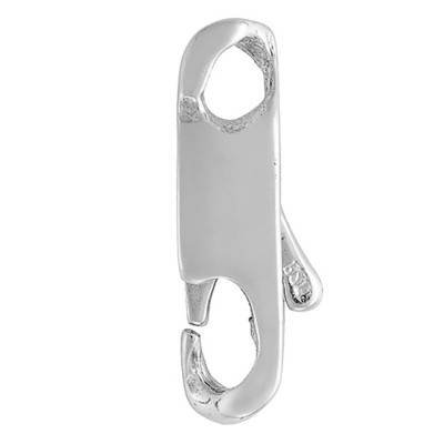 Fermoir Mousqueton dans la maille 5 x 17 mm, Argent - Les Essentiels