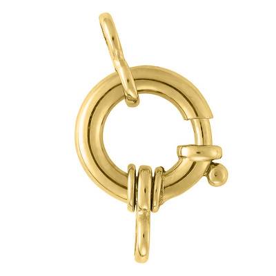 750/1000 Yellow Gold Mariner Ring Clasp, 11 mm Diameter - Les Essentiels
