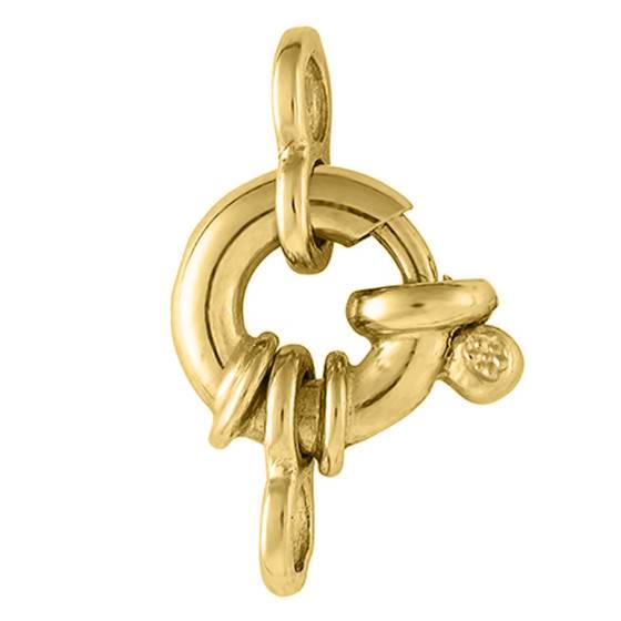 Fermoir Pour Collier En Or Jaune 18 Carats, Diamètre 6 Mm - Réf 546, Occasion
