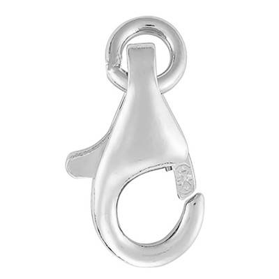 750 Yellow Gold Carabiner Clasp, 7 x 13 mm for 2 mm to 4 mm Chain - Les Essentiels