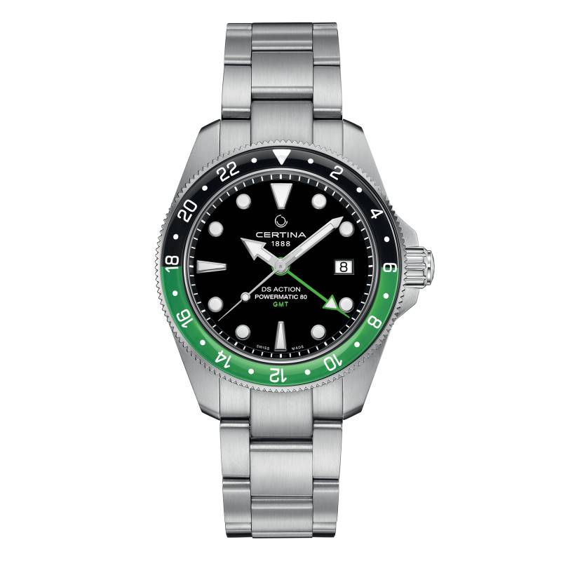 DS Action GMT Powermatic 80 Watch C0329291105100 - Certina