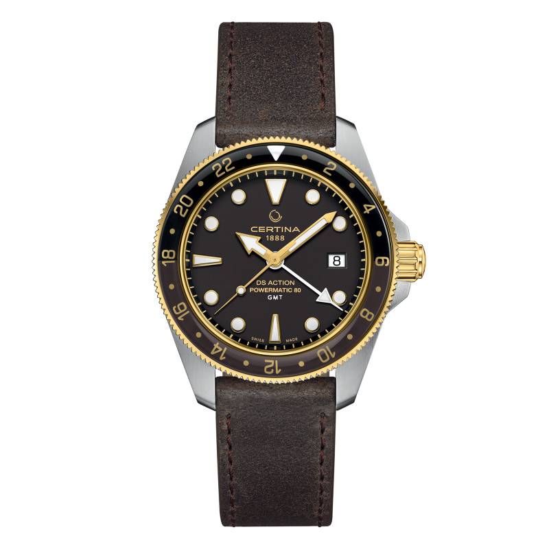 DS Action GMT Powermatic 80 Watch C0329292605100 - Certina